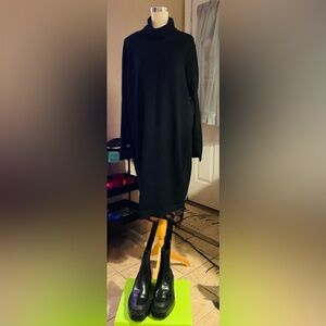 Terra & Sky Black Sweater Dress size 2x (20W-22W), NWT